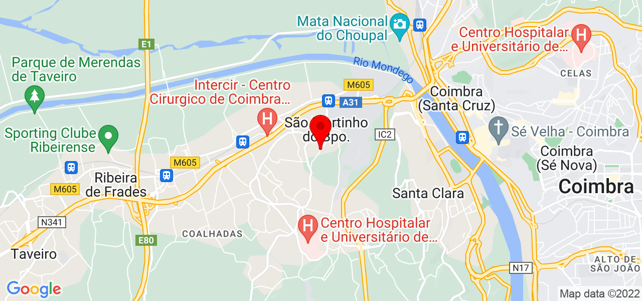 Alan Carvalho - Coimbra - Coimbra - Mapa