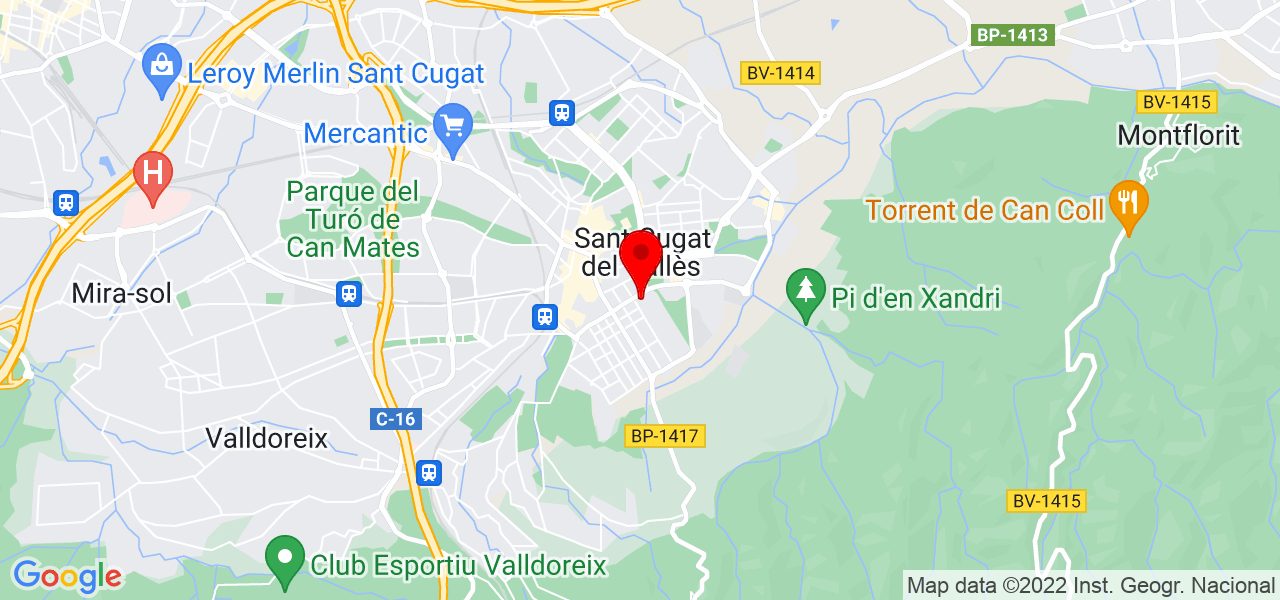 JaneM&eacute;ndez - Cataluña - Sant Cugat del Vallès - Mapa