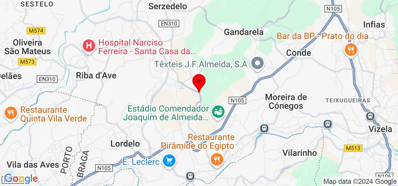 N&eacute;sLimpa - Braga - Guimarães - Map