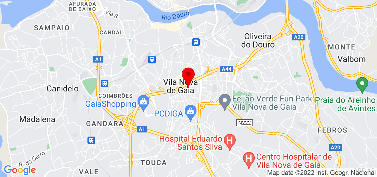 Restaura &amp; Repara - Porto - Vila Nova de Gaia - Mapa