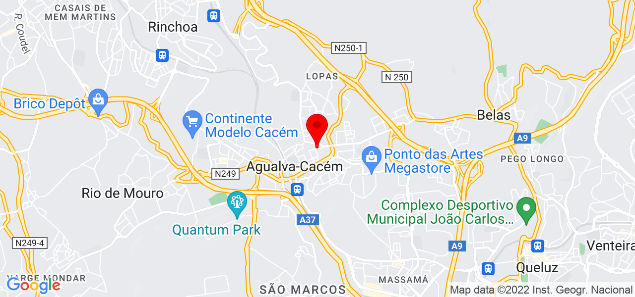 Especialistas do Lar - Lisboa - Sintra - Mapa
