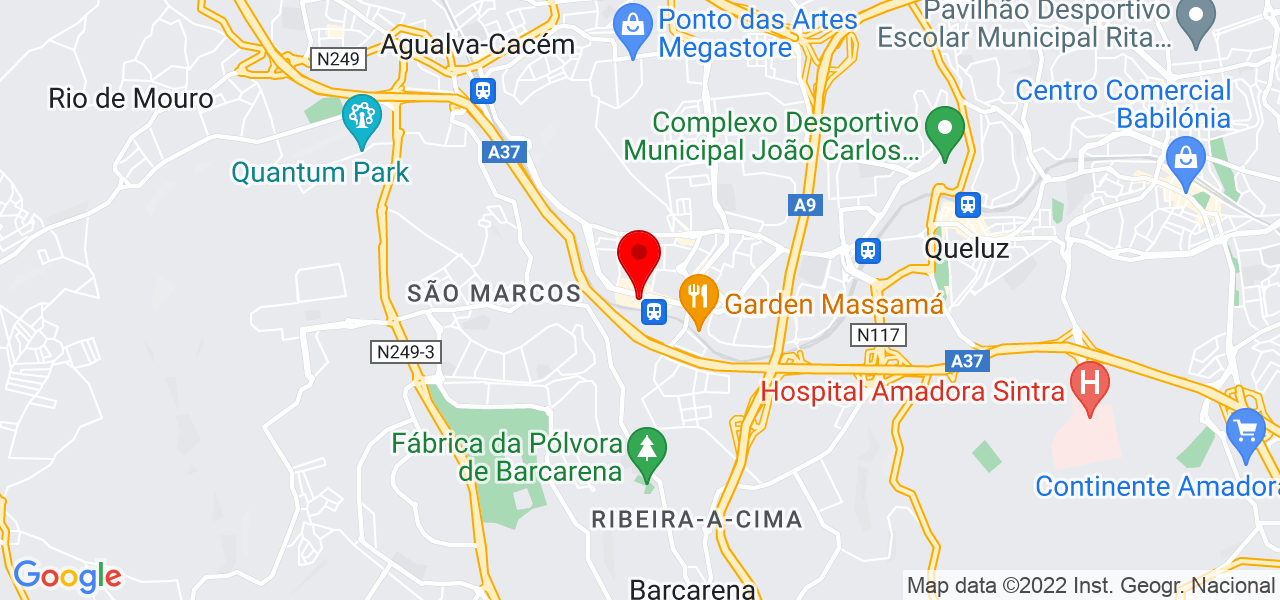 Izabella Vieira - Lisboa - Sintra - Mapa