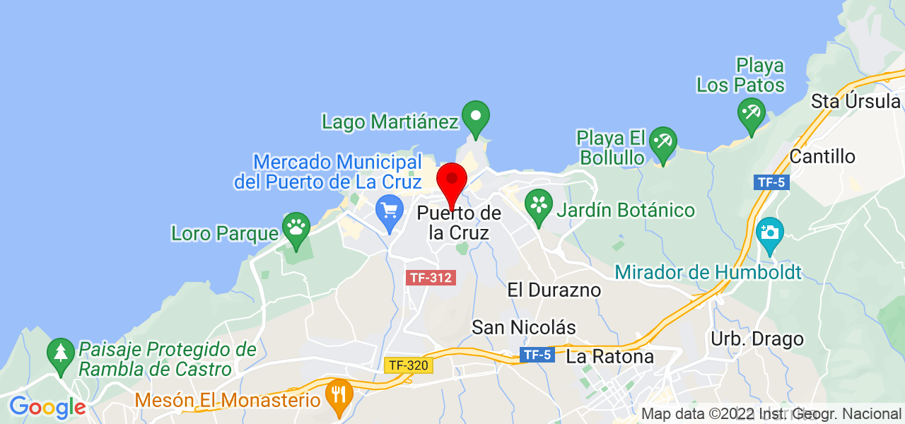 Martina Turati - Islas Canarias - Puerto de la Cruz - Mapa