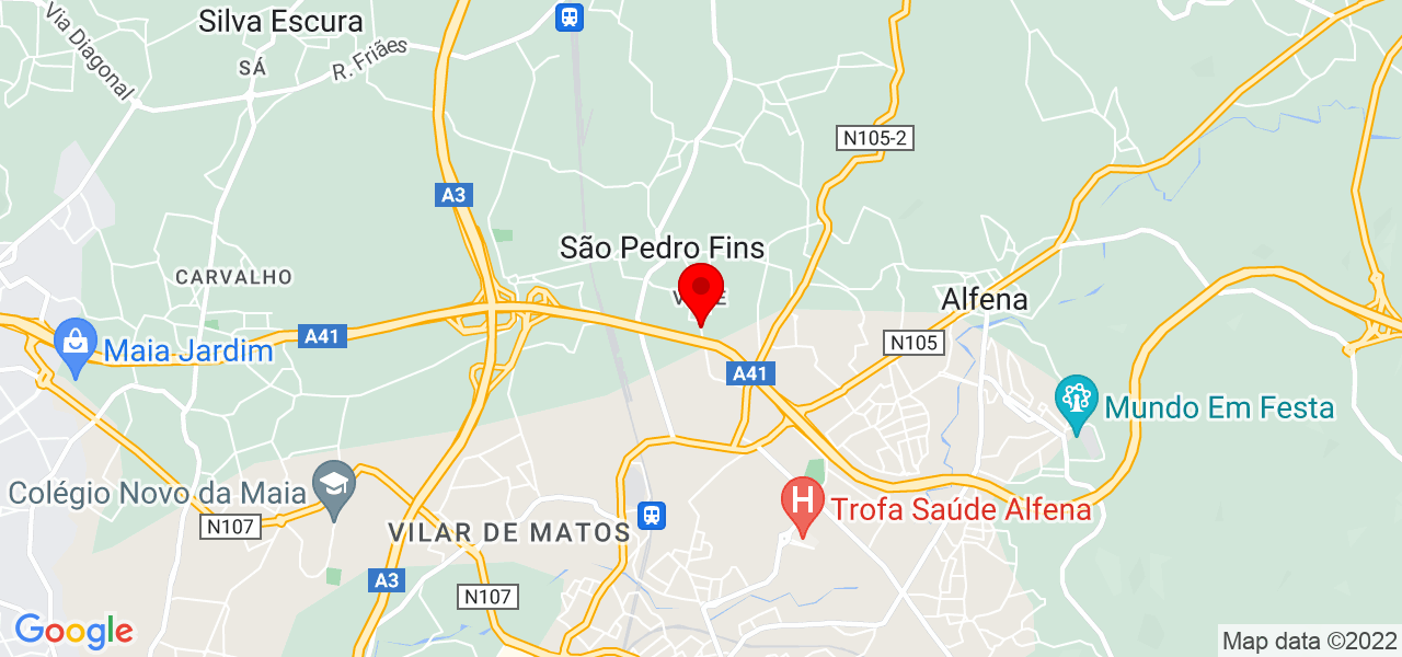 Miguel Moreira e Silva - Porto - Maia - Mapa