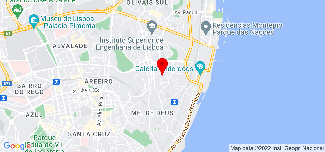 F&aacute;bio Nascimento - Lisboa - Lisboa - Mapa