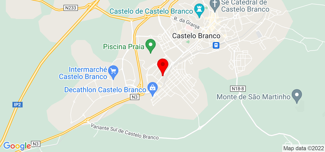 David Garcia Seixas - Castelo Branco - Castelo Branco - Mapa