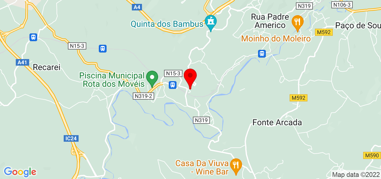 Ant&oacute;nio Fernando de Sousa Martins - Porto - Paredes - Mapa