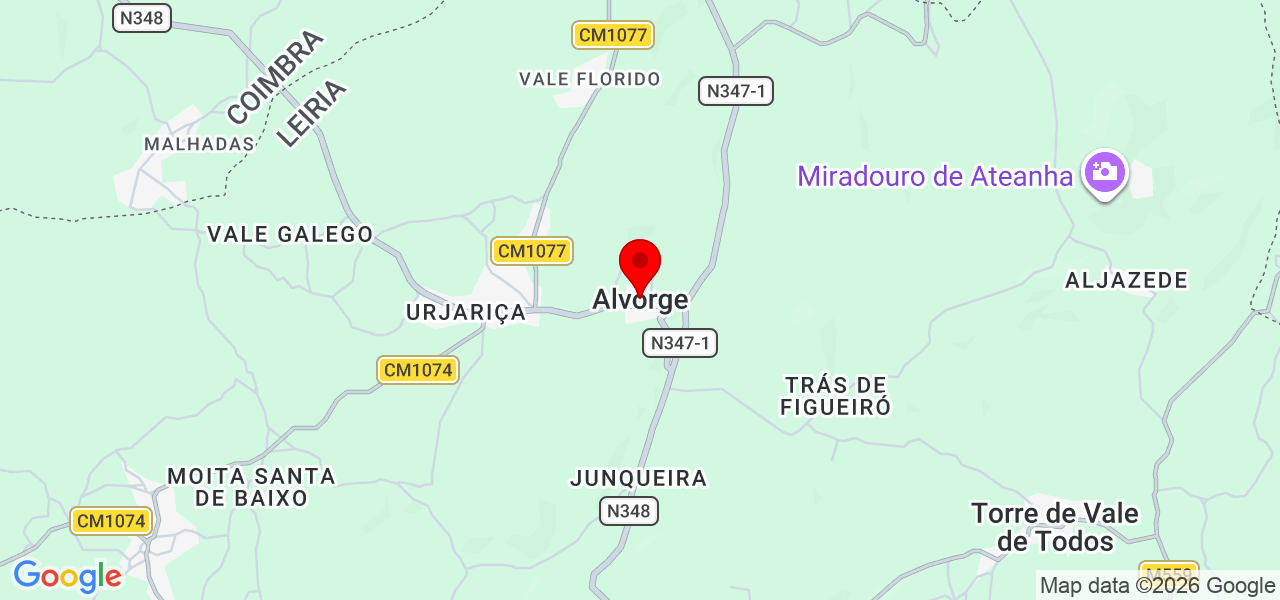 Gonçalo Vintém - Leiria - Ansião - Carte
