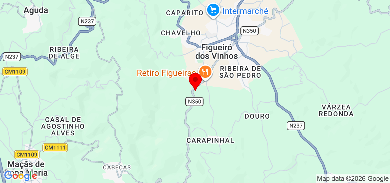 Evan Warren - Leiria - Figueiró dos Vinhos - Carte
