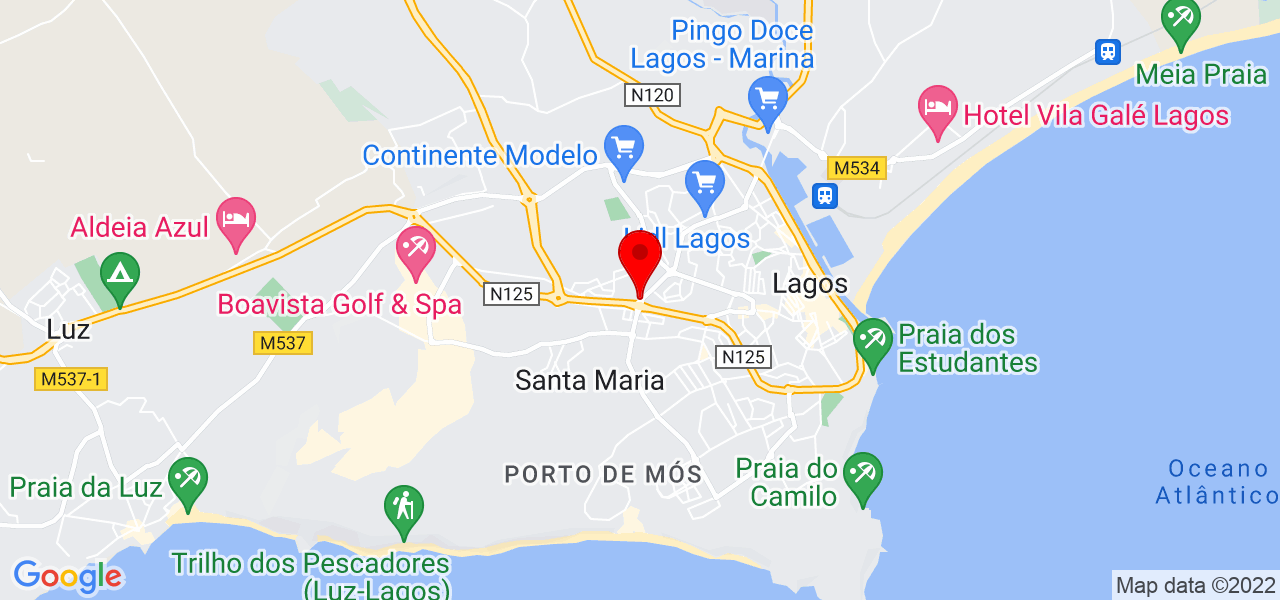 Dandye Souza Advogados - Faro - Lagos - Mapa