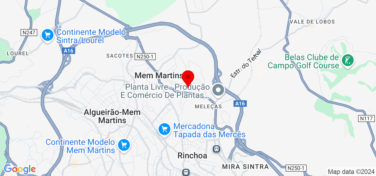 Mario Souza - Lisboa - Sintra - Map