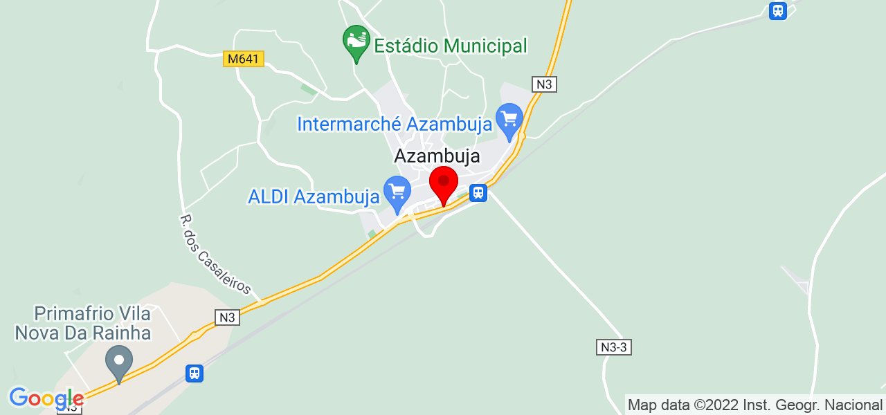 Eunice Barquinha - Lisboa - Azambuja - Mapa