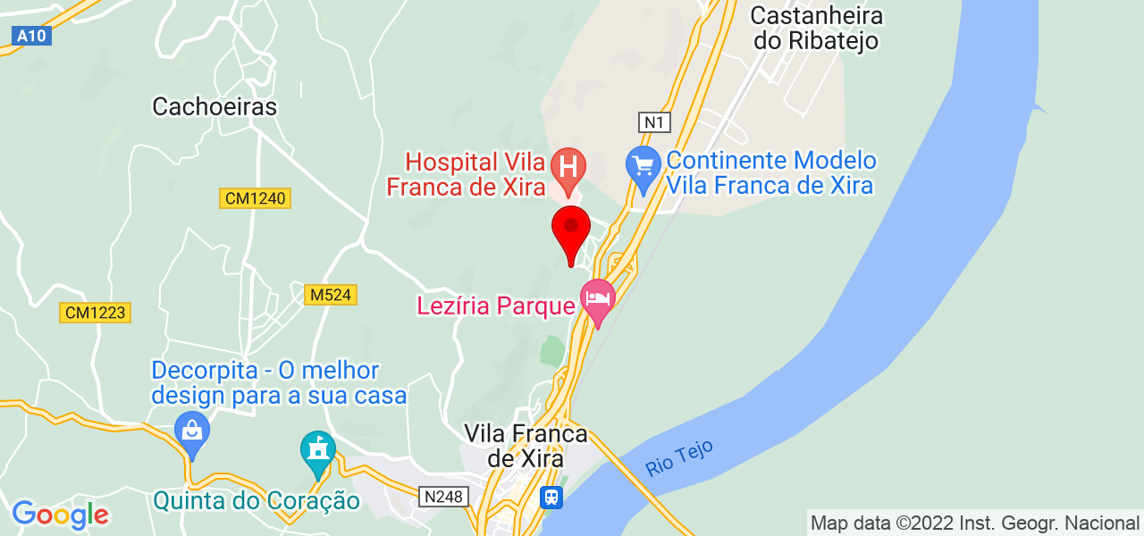 Cleiton cruz - Lisboa - Vila Franca de Xira - Map
