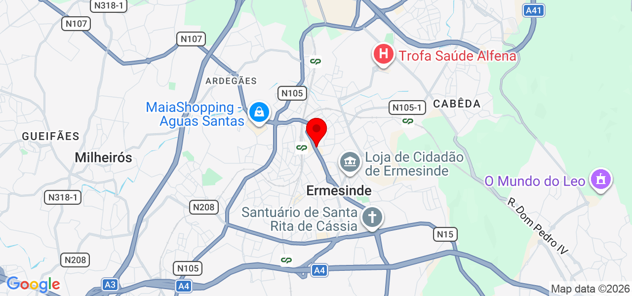 Gabriel Silva - Porto - Valongo - Mapa