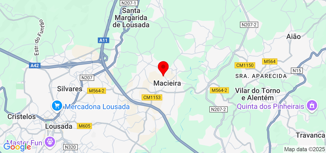 Jardins da Maria - Porto - Lousada - Mapa