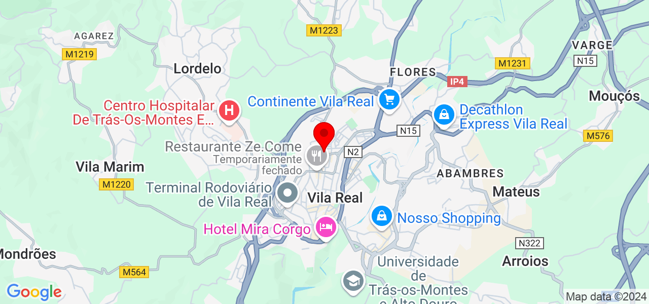 Maria Helena - Vila Real - Vila Real - Mapa