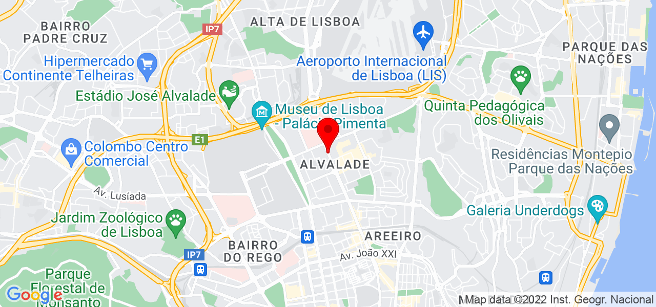 Suely da Silva - Lisboa - Lisboa - Mapa