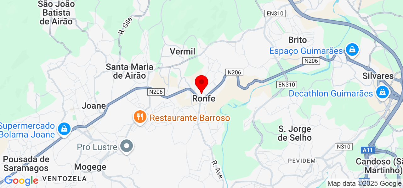 As limpezas da Ju - Braga - Guimarães - Karte