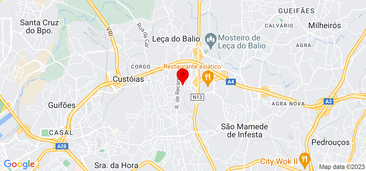 Fernando Costa - Porto - Matosinhos - Mapa