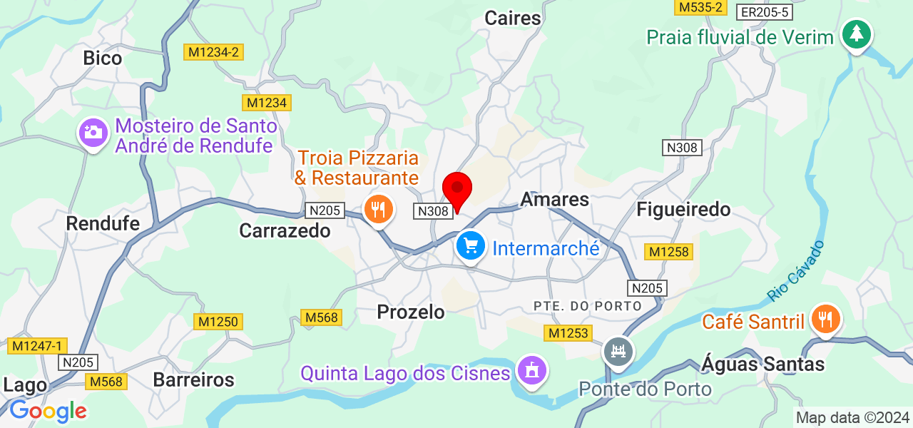 Levi Barroso - Braga - Amares - Map