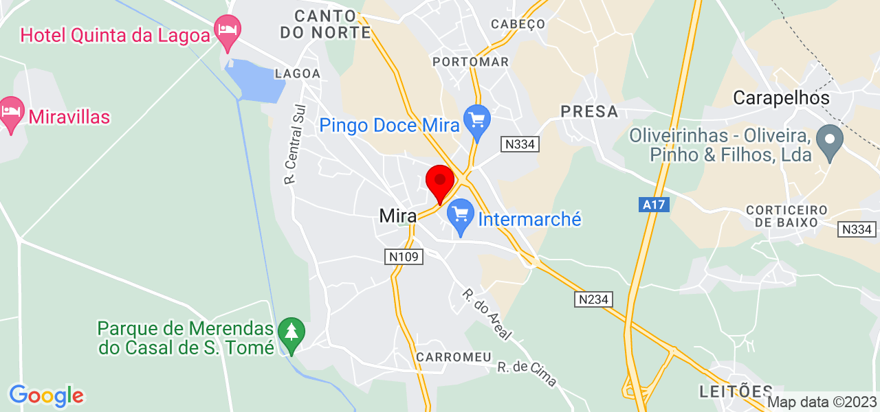 Cuidadora de idosos por amor - Coimbra - Mira - Mapa