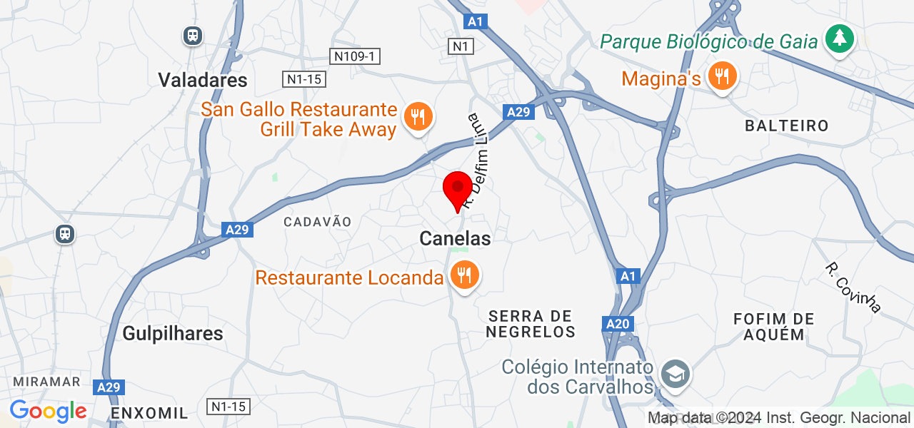 Alexandre Louren&ccedil;o - Porto - Vila Nova de Gaia - Mapa