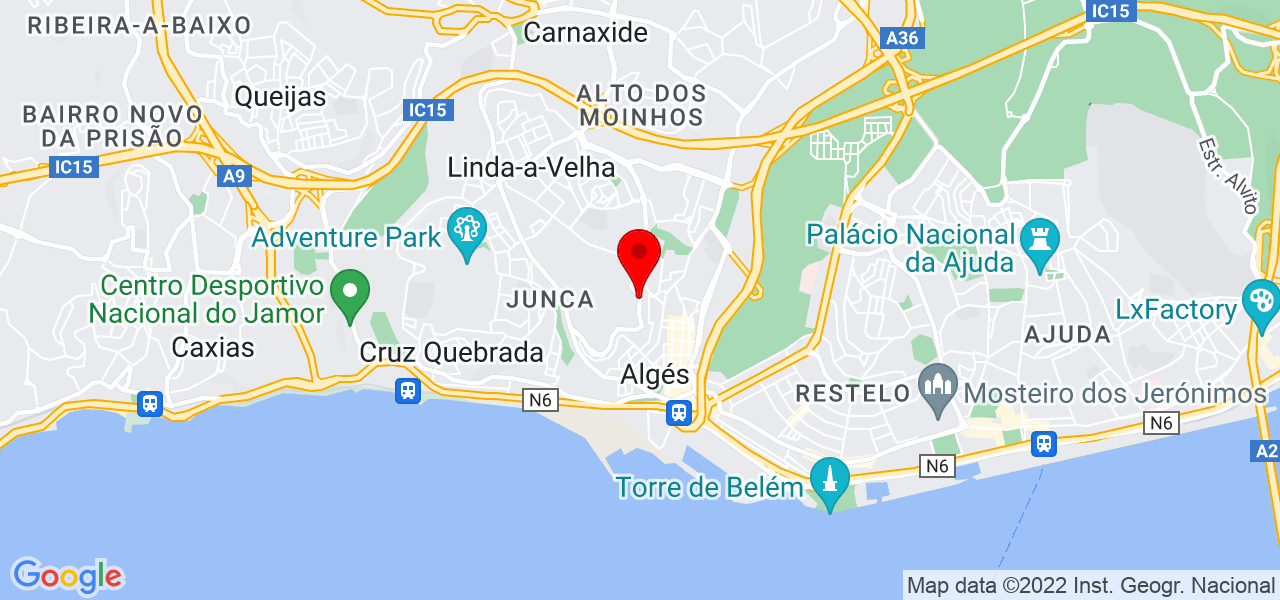 Frederico Bettencourt - Lisboa - Oeiras - Mapa