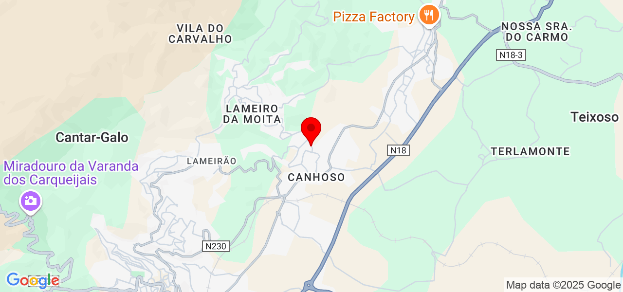 Empregada de limpeza - Castelo Branco - Covilhã - Map