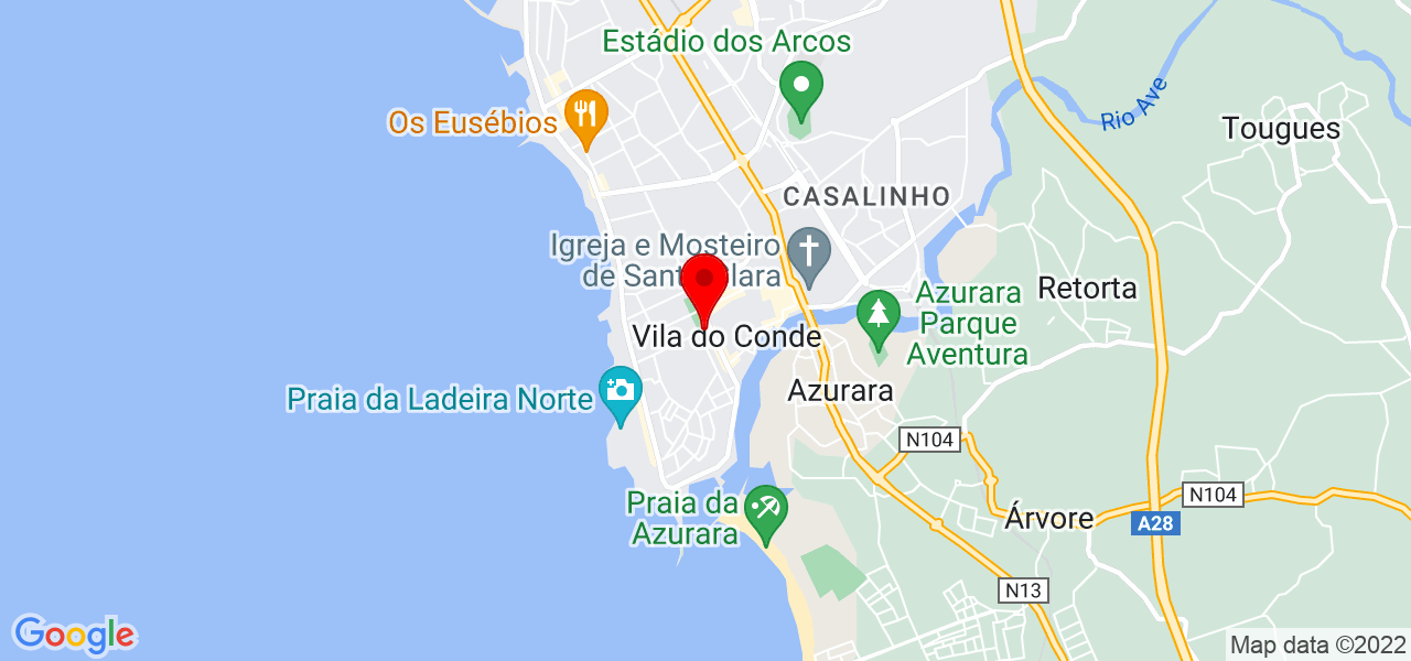 Marina Sa - Porto - Vila do Conde - Mapa