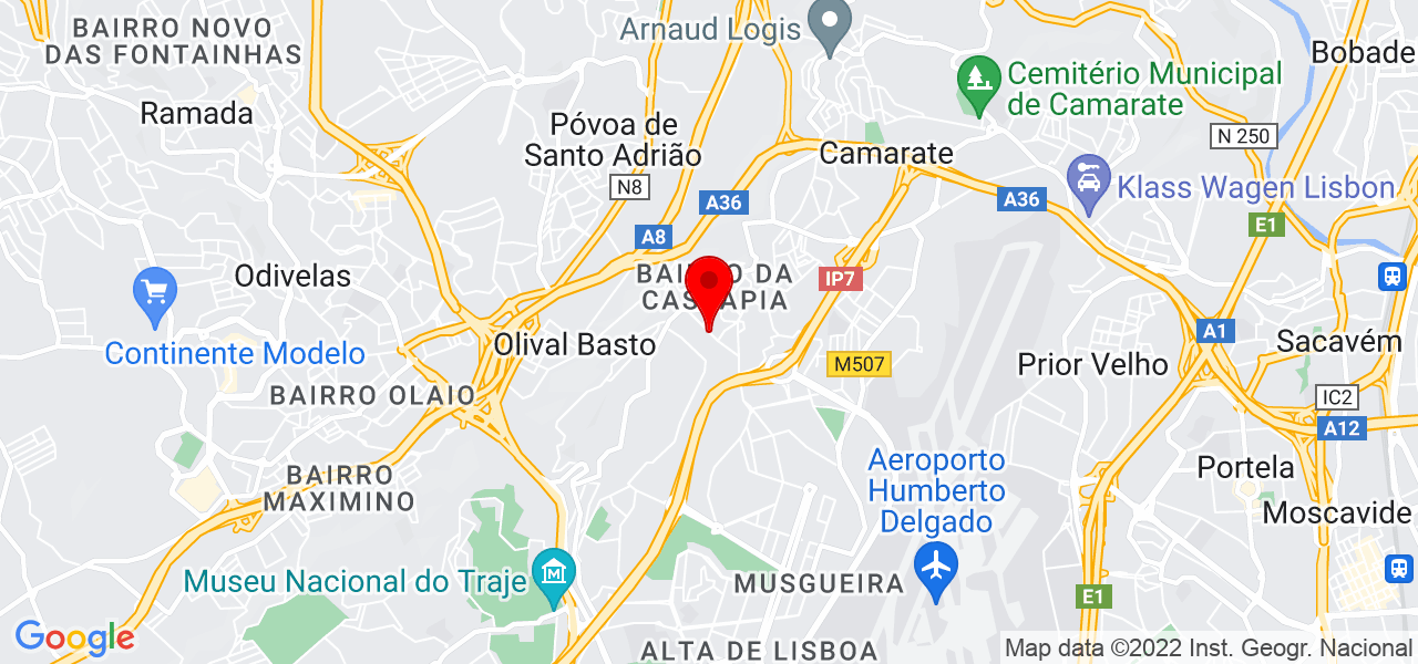 Jeonete Zacarias - Lisboa - Lisboa - Mapa
