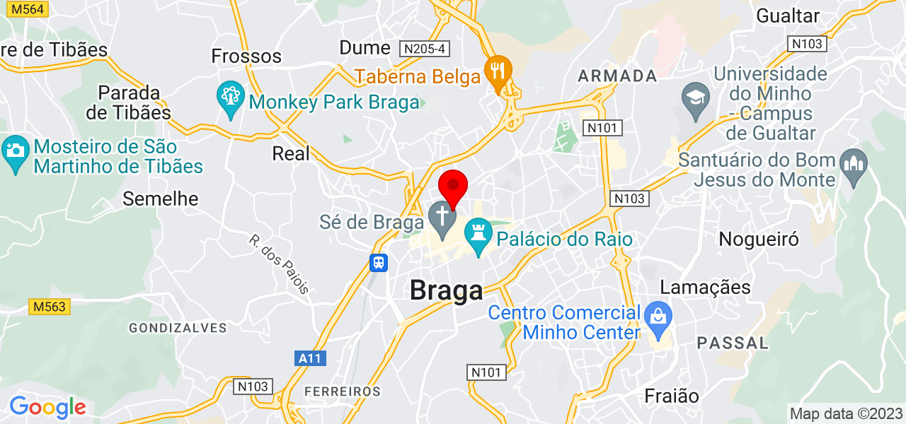 Metadados - Braga - Braga - Mapa