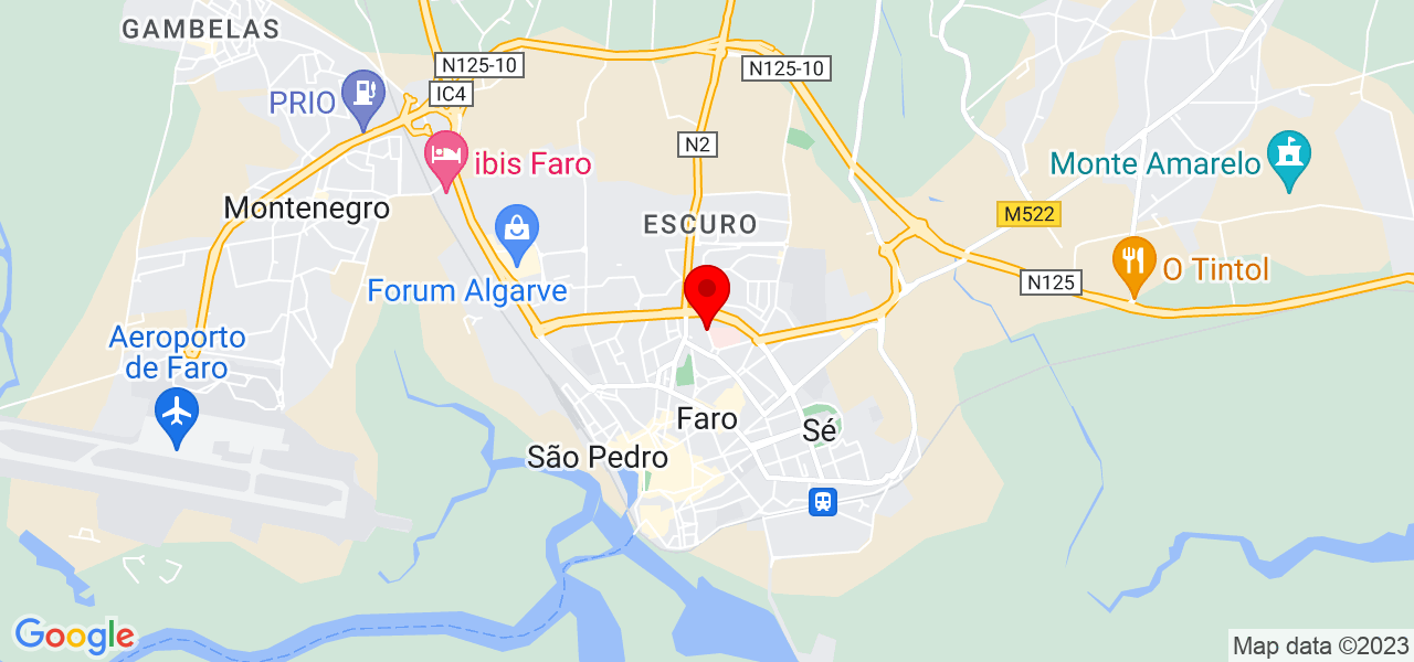 Nathalia - Faro - Faro - Mapa