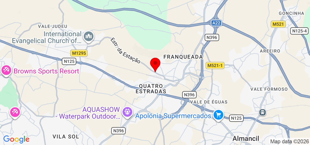 JF , pinturas e limpezas - Faro - Loulé - Mapa