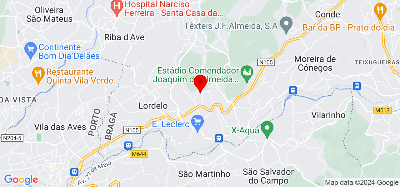 In&ecirc;s Silva - Braga - Guimarães - Mapa