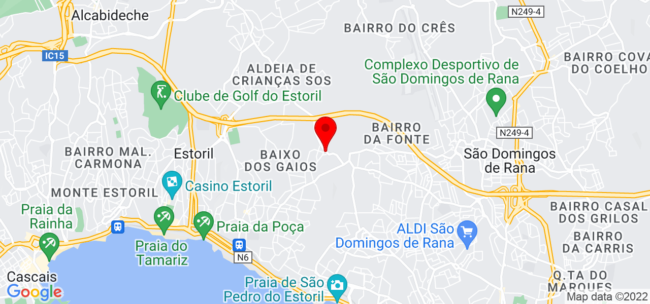 Marta Vaz - Lisboa - Cascais - Mapa