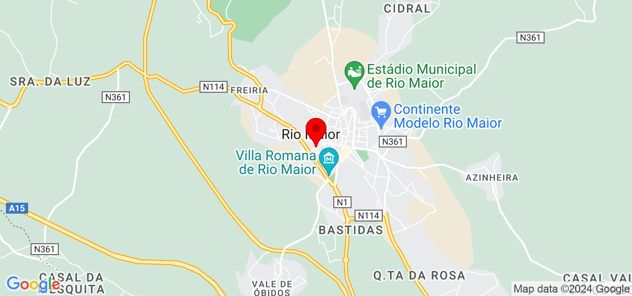 Marcela Karen - Santarém - Rio Maior - Mapa