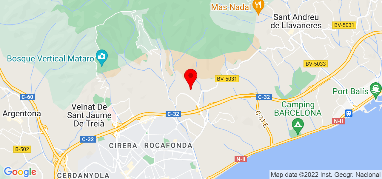Bernamixtime - Cataluña - Mataró - Mapa