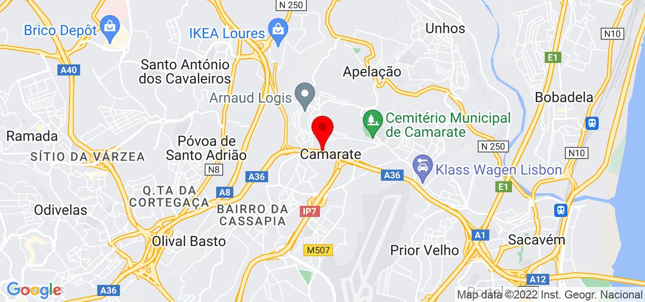 Daniel - Estrategista de Conte&uacute;do - Lisboa - Loures - Mapa