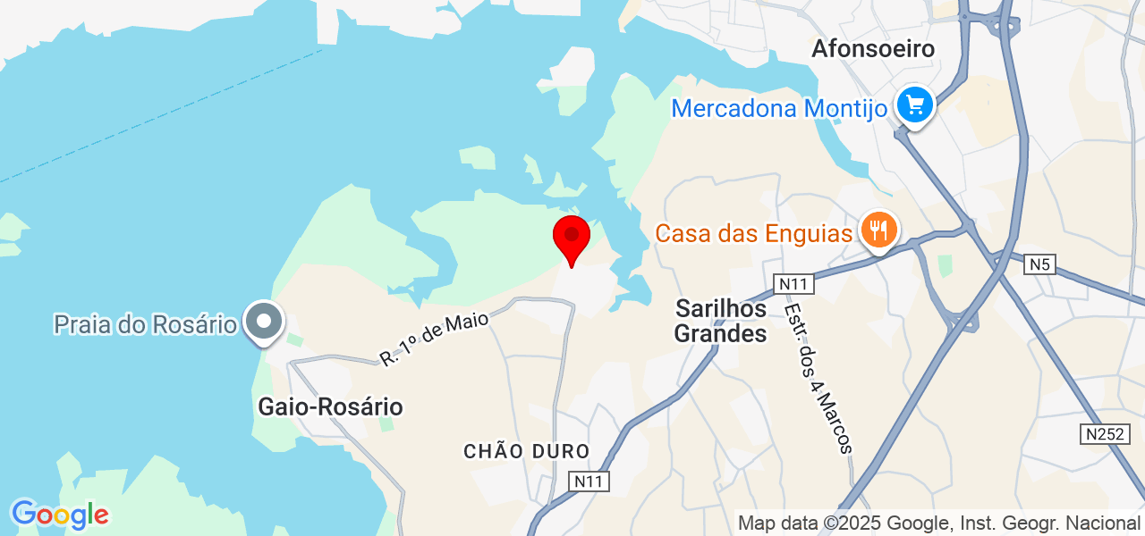 Beatriz - Setúbal - Moita - Mapa