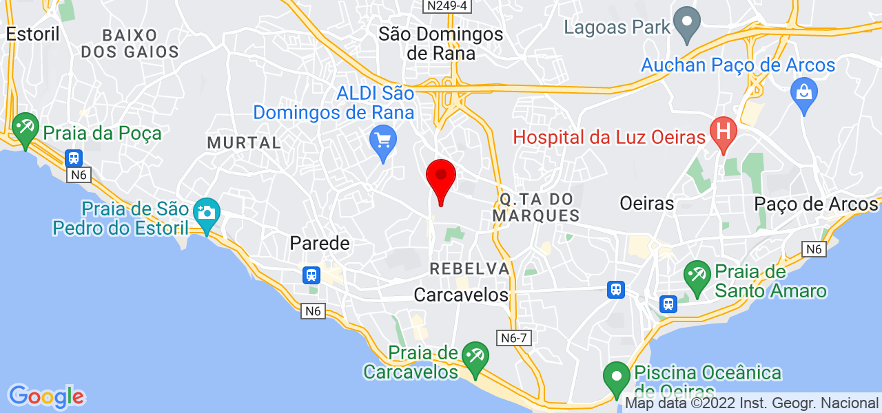 Maria do Mar Teixeira - Lisboa - Cascais - Mapa