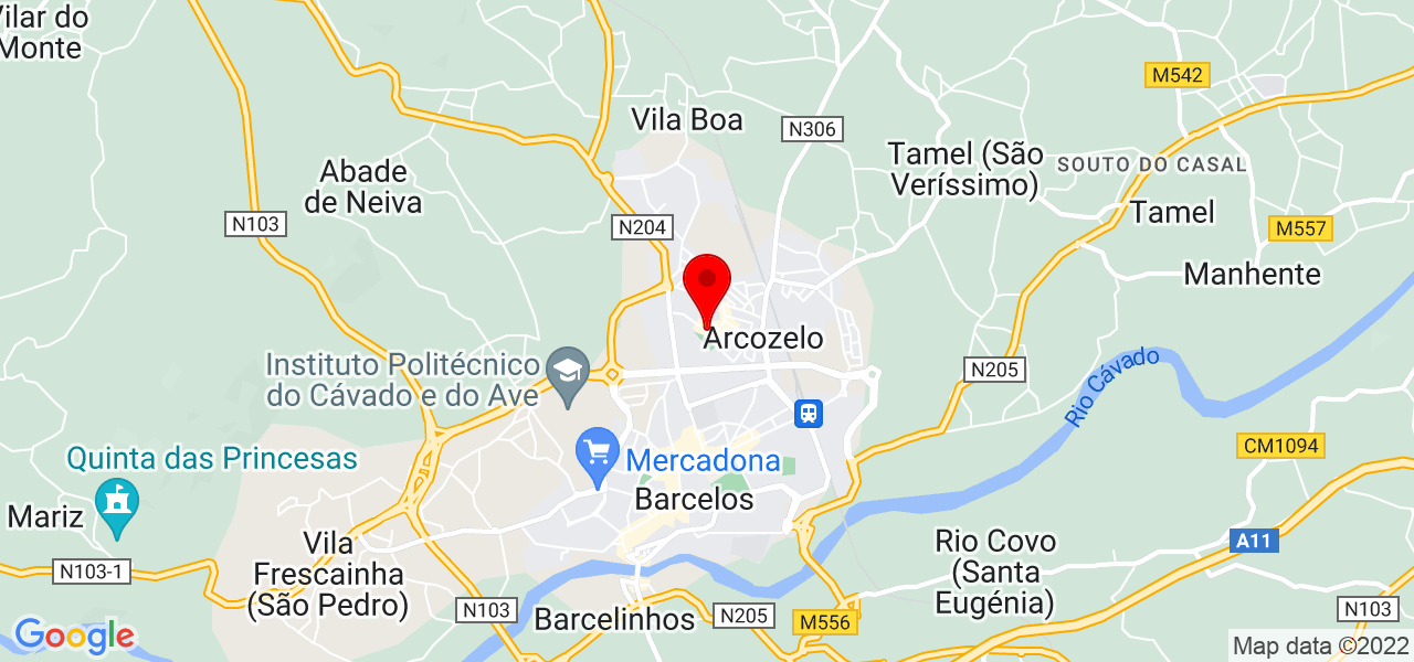 Rafael - Braga - Barcelos - Mapa
