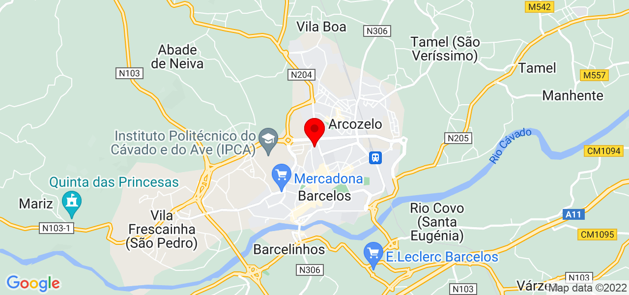 Carlos Faria - Braga - Barcelos - Mapa