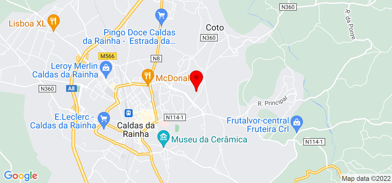 Cristiane - Leiria - Caldas da Rainha - Mapa