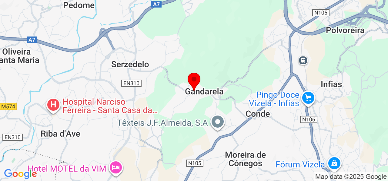 V. G. Instalações elétricas - Porto - Lousada - Mapa
