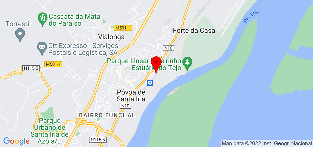 Psicotu - Lisboa - Vila Franca de Xira - Mapa