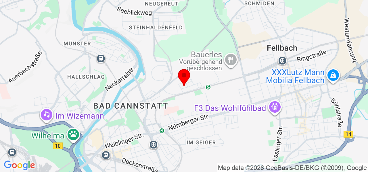 Prismedia - Baden-Württemberg - Stuttgart - Karte