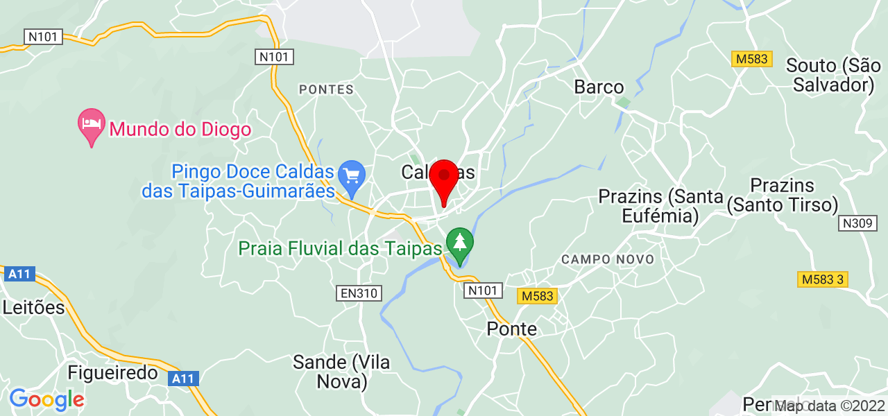 Sara Castro Cabeleireiros - Braga - Guimarães - Mapa
