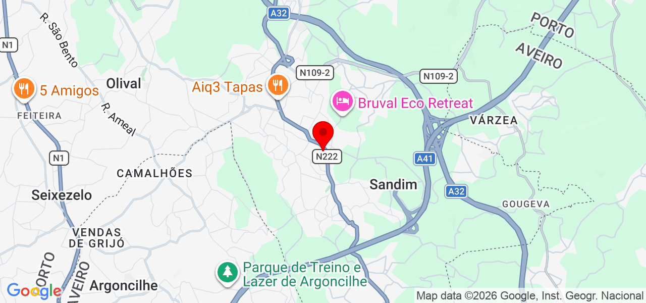 R&amp;RMota - Porto - Vila Nova de Gaia - Map