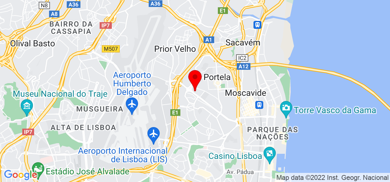 Isaque Vieira Gomes - Lisboa - Lisboa - Mapa