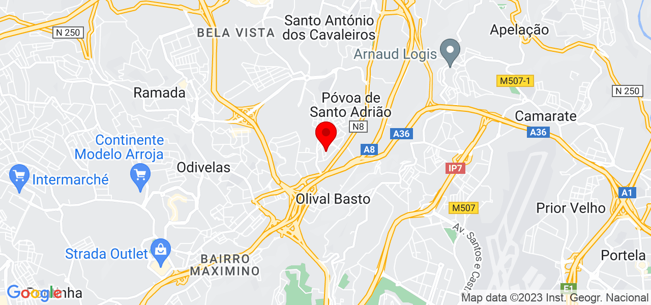 Ana Sofia - Lisboa - Odivelas - Mapa